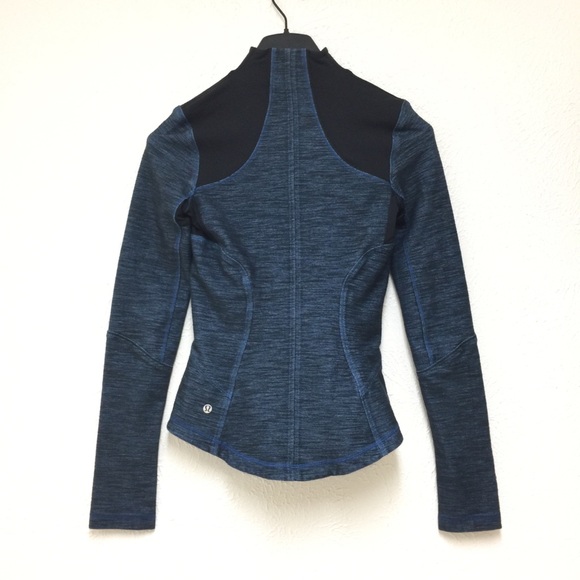 Lululemon🍋Forme Jacket Slub Denim Blue / Black 4 - Picture 3 of 8